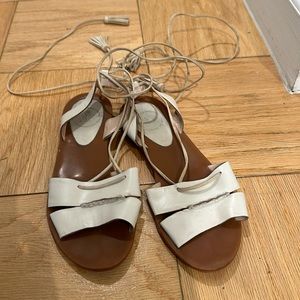 French Connection cream sandal